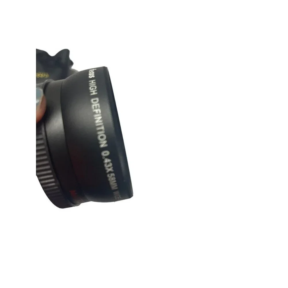 Wide Angle High Definition Lens with Macro Black 58mm W/ Focus Pouch